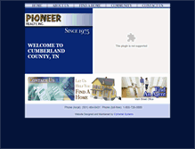 Tablet Screenshot of pioneerrealty.com